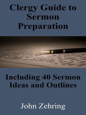 cover image of Clergy Guide to Sermon Preparation